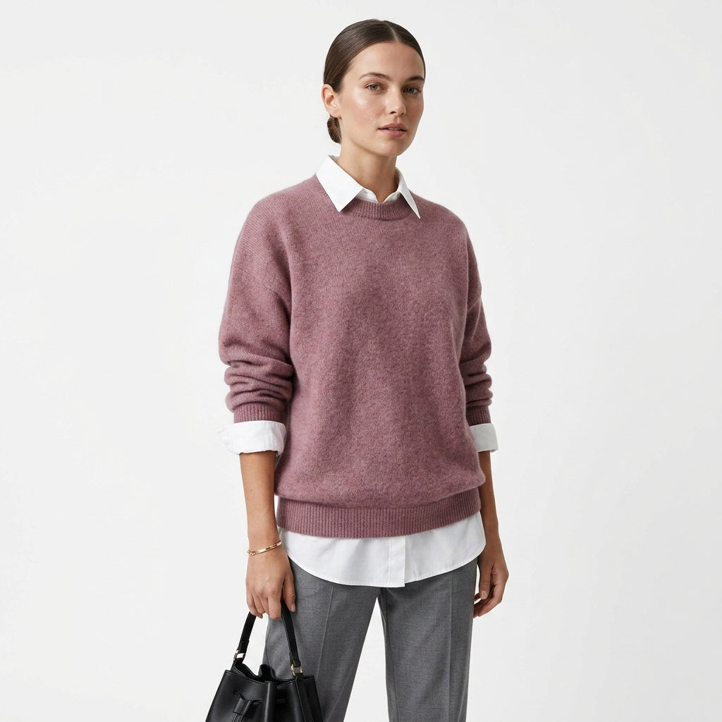 Sweter damski kaszmirowy z kaszmirem