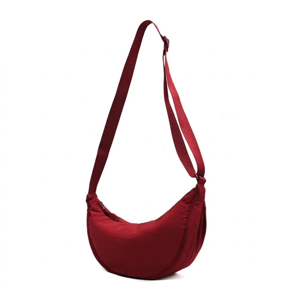 Duża Torebka Crossbody z Nylonu Damska Lekka i Pojemna
