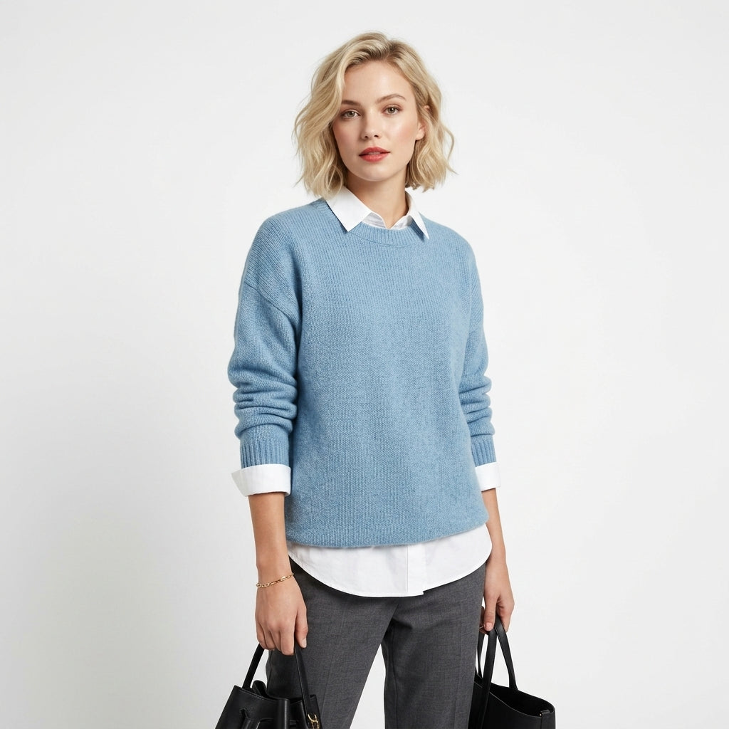 Sweter damski kaszmirowy z kaszmirem