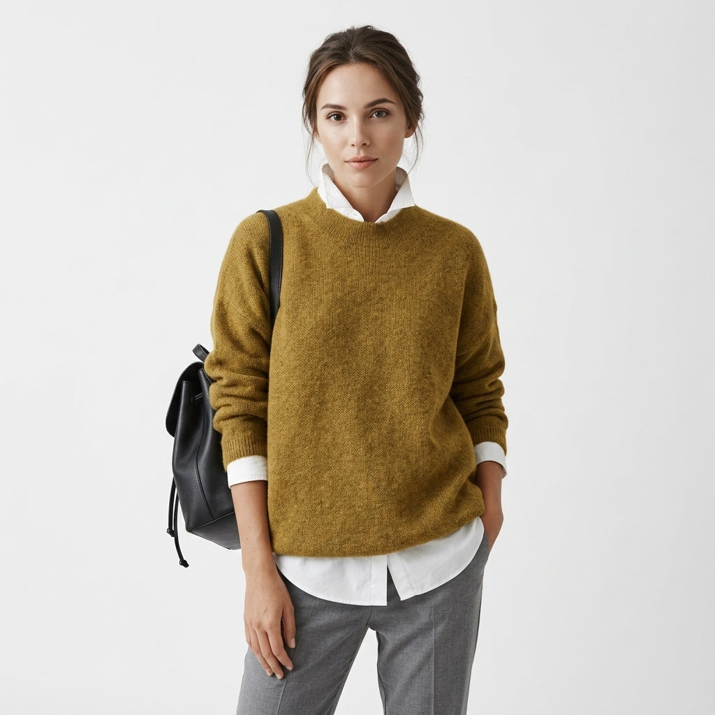 Sweter damski kaszmirowy z kaszmirem