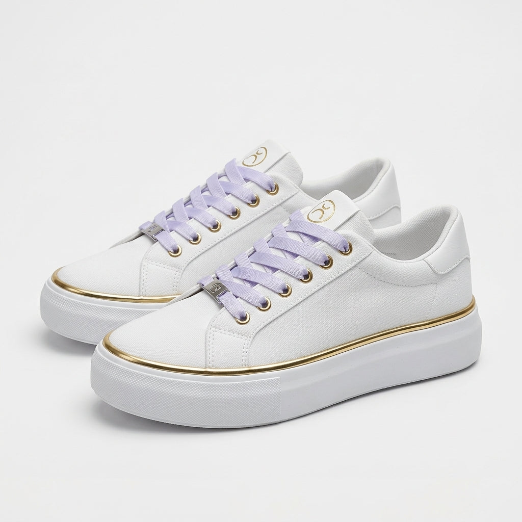 Stylowe Płaskie Buty Damskie ze Sznurowaniem