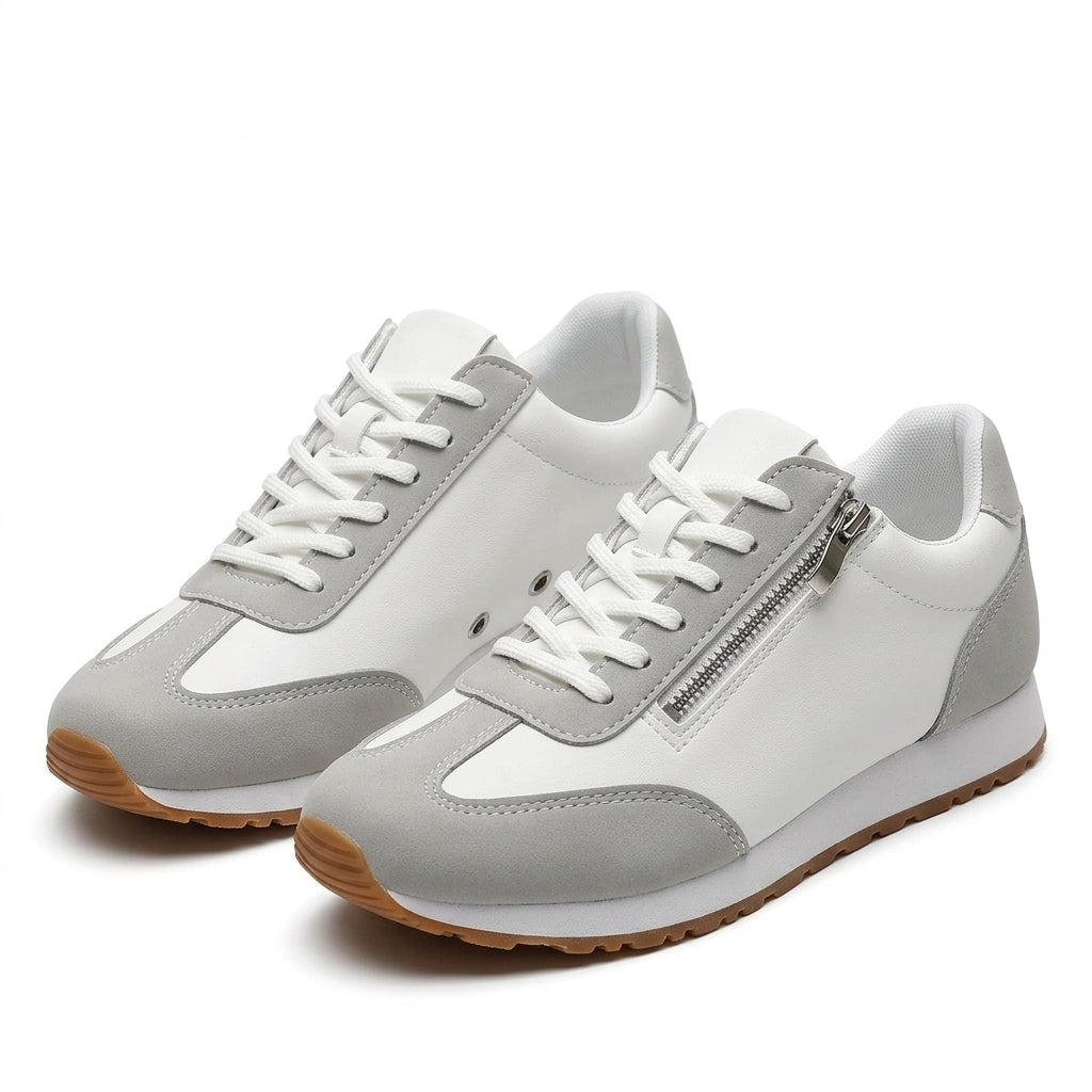 Wygodne Sneakersy Damskie na Podwyższonej Podeszwie