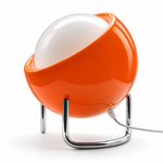 Lampa stołowa LED retro ze szklanym kloszem
